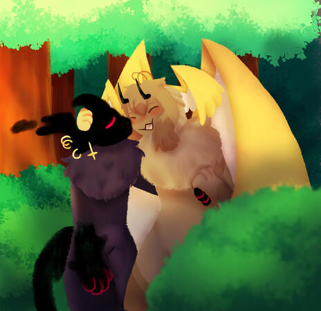 painted scene example